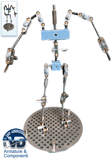 Armature metalliche per stop motion Armature metalliche per stop motion