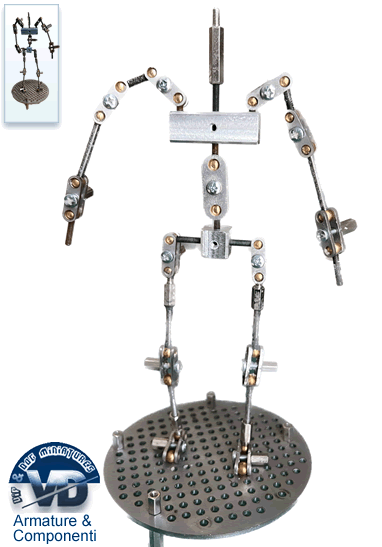 Armature metalliche per stop motion Armature metalliche per stop motion