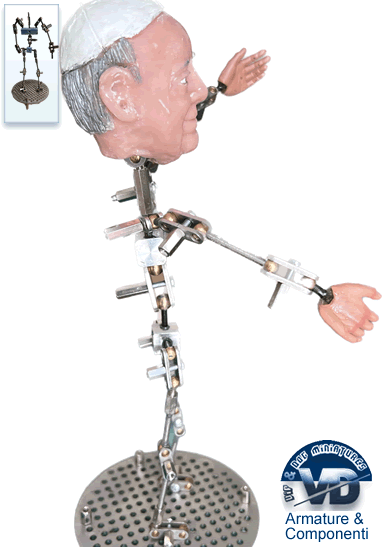 Armature metalliche per stop motion Armature metalliche per stop motion